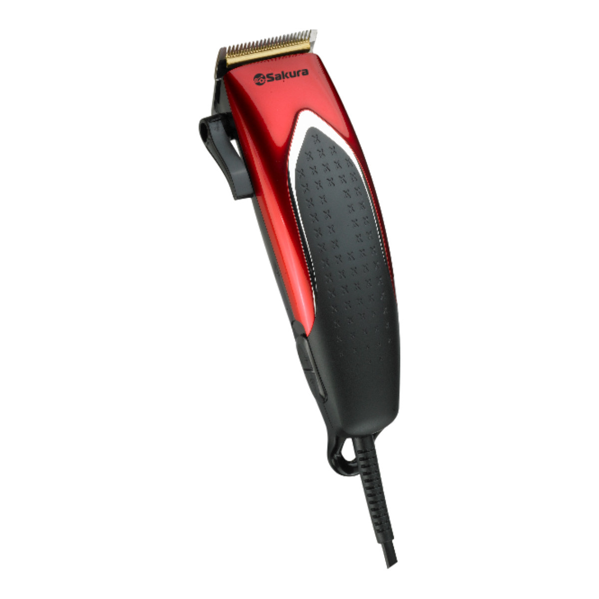 Машинка д/стрижки SAKURA SA-5110BL Premium титан 4 гребня сетев