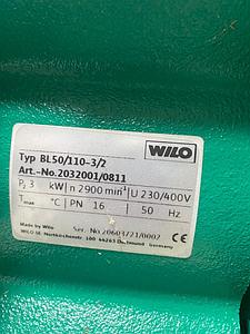 Насос Wilo 203200/0811 Type BL50/100-3/2