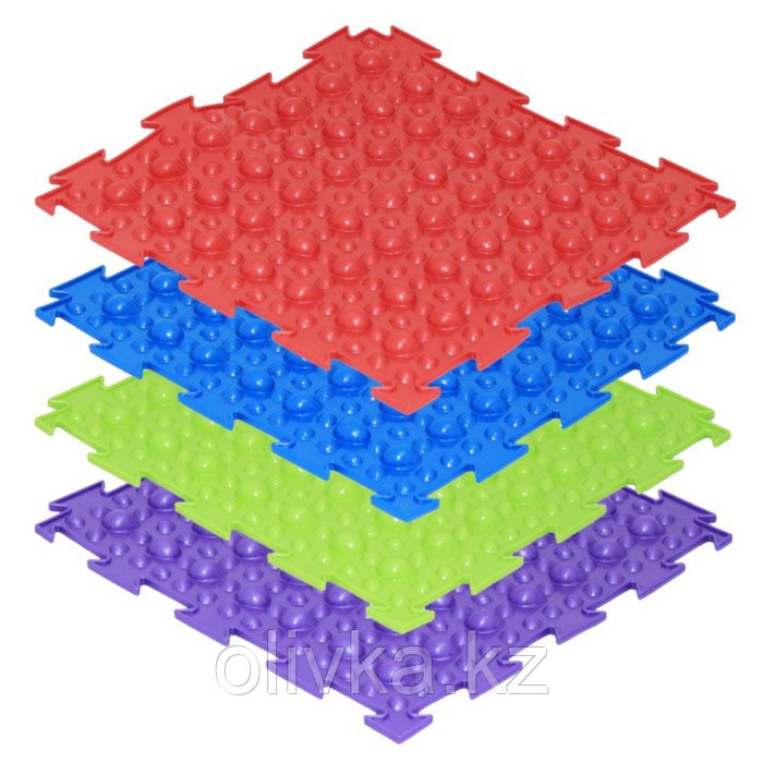 Массажный коврик 1 модуль «Орто. Камешки», цвета МИКС
