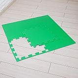 Детский коврик-пазл, 1 × 1 м, зелёный, фото 5