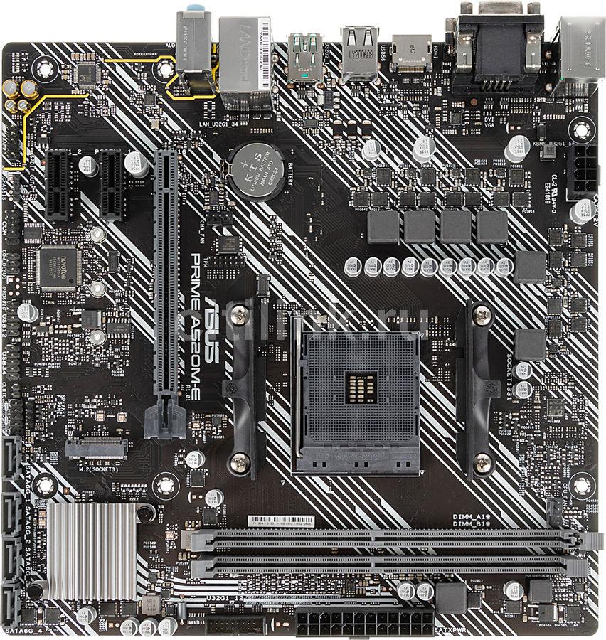 Материнская плата ASUS PRIME A520M-E AMD