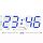 Часы будильник электронные светящиеся 3638L, синий цвет, фото 6