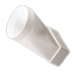 Соединитель эксцентриковый  прямоугольного воздуховода 55х110 с круглым D100