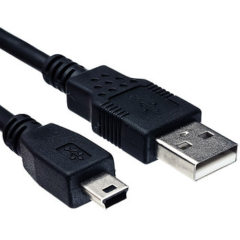USB cabel miniUSB 1,5м чёрный V3