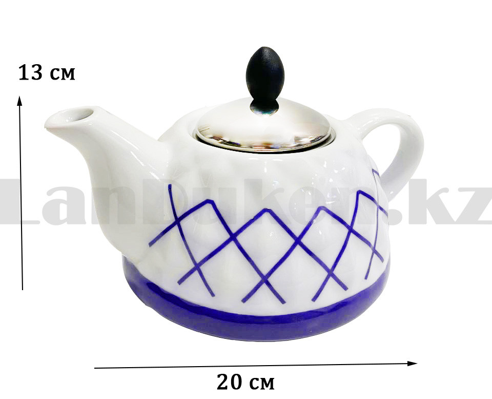 Набор чайный двойной чайник для кипячения воды со свистком и заварочный чайник с ситом Haus roland A-761Т-1 - фото 3 - id-p85852062