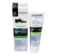 Крем для обуви с силиконом Damavik, чёрный
