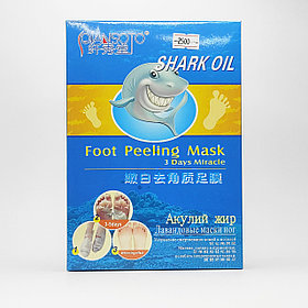 Носочки для педикюра Shark Oil Foot Peeling Mask Акулий жир 2 шт.