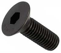Винт M16*50 c внутр. шестигран. потай DIN 7991 высокопрочный чёрный 10,9 кл. пр., фото 1