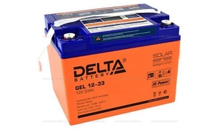 Аккумуляторная батарея Delta GEL 12-33 (12V / 33Ah)