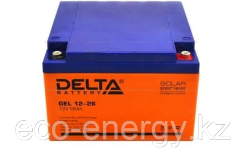Аккумуляторная батарея Delta GEL 12-26 (12V / 26Ah)