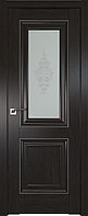 Дверь Экошпон 28Х Серебро Пекан темный, Кристалл матовый, 900