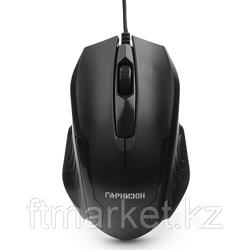 Мышь Гарнизон GM-110, USB, чип- Х, черный, 800 DPI, 2кн.+колесо-кнопка, кабель 1,5м