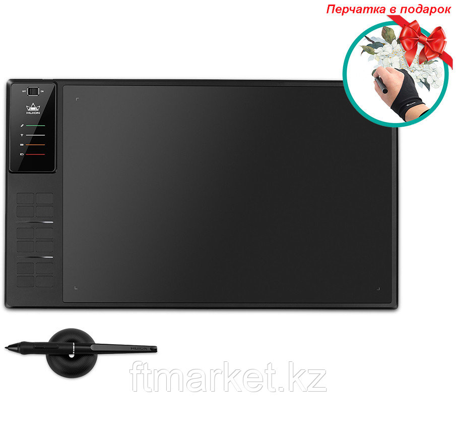 Графический планшет Huion Giano WH1409 V2 + перчатка
