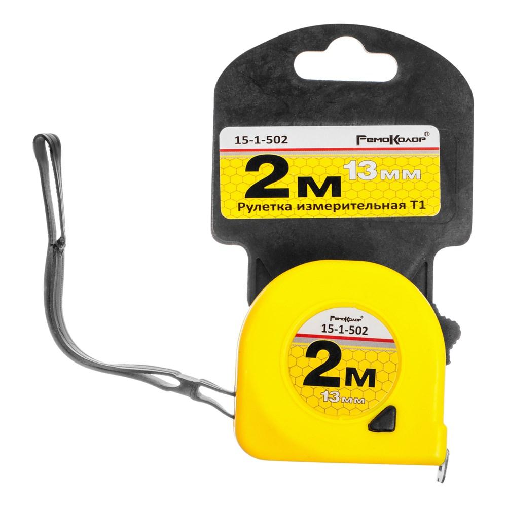 Рулетка «T1» 2 м 13 мм, фото 1