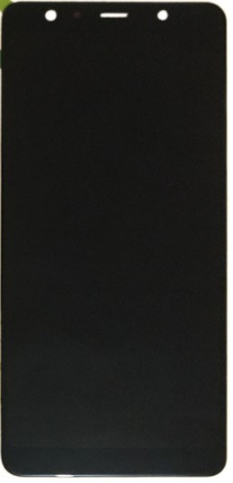 Дисплей Samsung A7 2018 / А750 Качество OLED с сенсором, цвет черный, фото 1