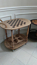 Сервировочный шахматный столик