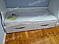 Двухъярусная кровать с ящиками TOMIX Капризун К443 , белый, фото 3
