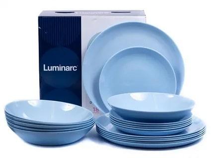 Столовый сервиз Luminarc Diwali Light Blue 18 предметов на 6 персон, фото 1