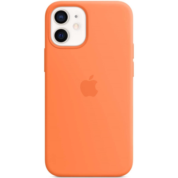 IPhone 12 mini Silicone Case with MagSafe - Kumquat