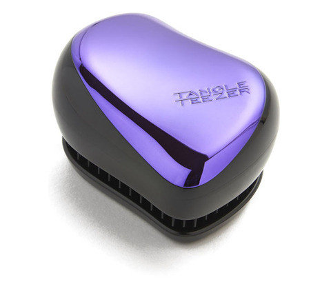 Расческа для волос хромированная Tangle Teezer Compact Styler (Хром-фиолетовый), фото 2