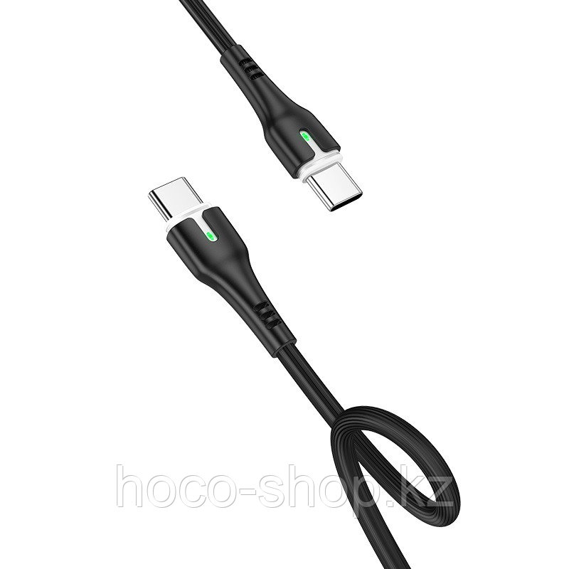 Кабель USB Hoco X45 с разъемом Type-C - USB Type-C, черный - фото 5 - id-p85990774