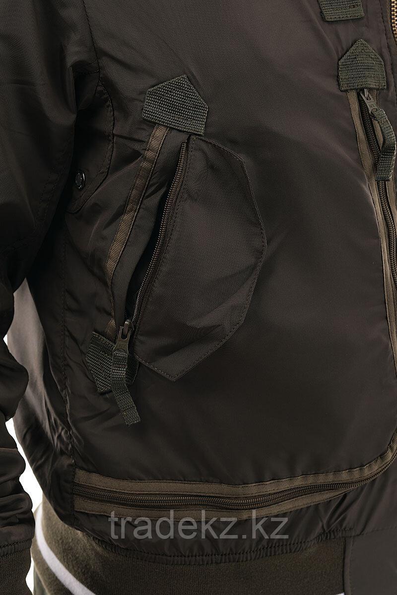 Куртка демисезонная Novatex Бомбер (оксфорд, темный хаки), размер 56-58 - фото 5 - id-p86003190