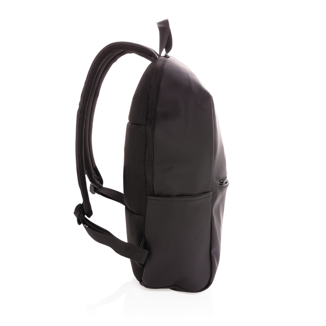 Рюкзак для ноутбука из гладкого полиуретана, 15.6", черный - фото 2 - id-p86003728