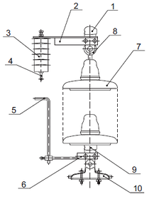 УЗПН ПС (6 - 35 кВ) - схема монтажа
