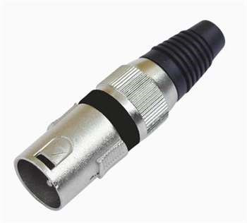 Разъем XLR 3pin Omnitronic XLR plug 3 pin - фото 1 - id-p86017416
