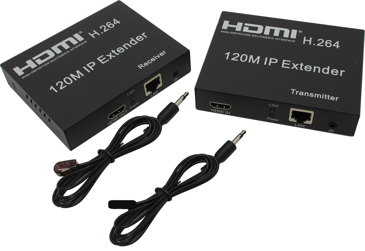 Удлинитель (передатчик) HDMI по витой паре на 120м, Модель HE120C - фото 2 - id-p86017526