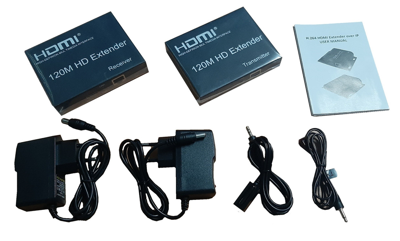 Удлинитель (передатчик) HDMI по витой паре на 120м, Модель HE120C - фото 5 - id-p86017526