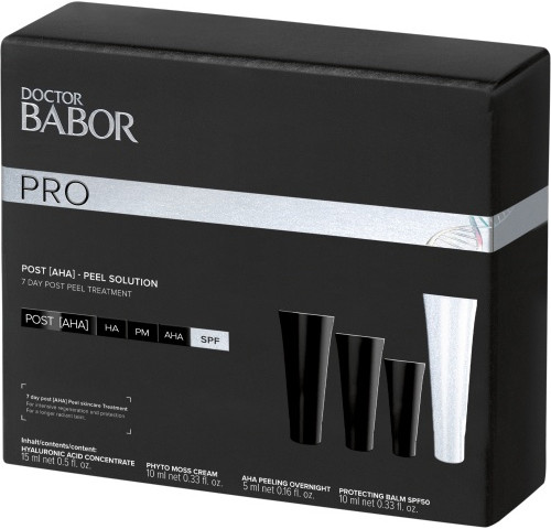 4 мини продукта из линий DOCTOR BABOR и DOCTOR BABOR PRO (пост пилинговый набор) AHA PEELING OVERNIGHT 5 ml