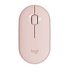 LOGITECH Pebble M350 Wireless Mouse - ROSE - 2.4GHZ/BT - EMEA - CLOSED BOX