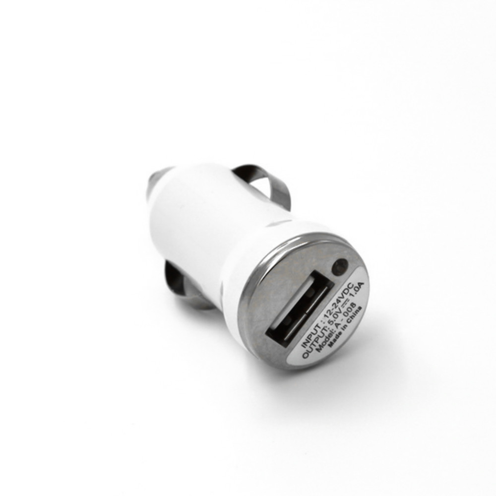 Автомобильное зарядное устройство A-008 1A 1XUSB White (1)
