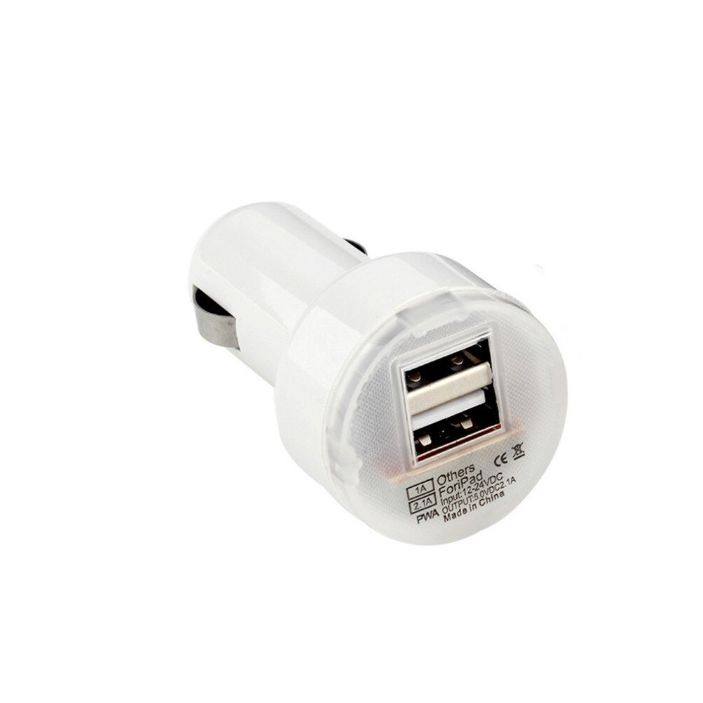 Автомобильное зарядное устройство PWA 2.1/10A , 2XUSB White (2)
