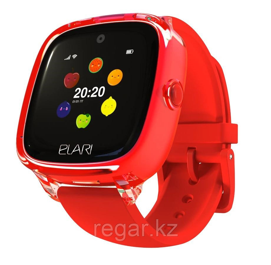 Смарт часы Elari KIDPHONE 4 FRESH красный