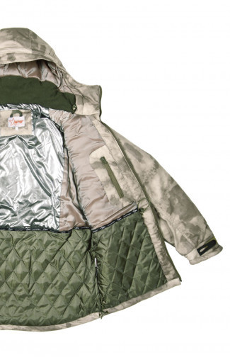 Куртка мужская демисезонная ОКРУГ Тувалык -15°C (ткань алова, кмф.коричневый), размер 50 - фото 4 - id-p86060038