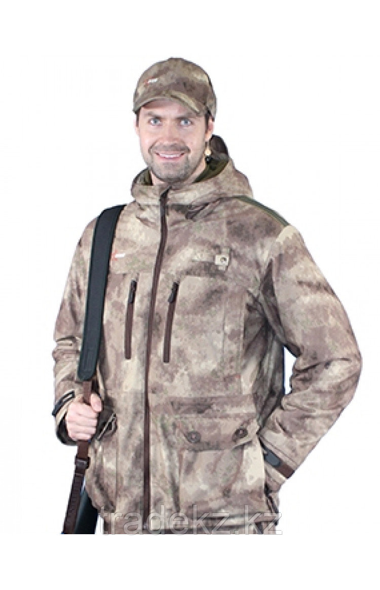Куртка мужская демисезонная ОКРУГ Тувалык -15°C (ткань алова, кмф.коричневый), размер 50 - фото 2 - id-p86060038