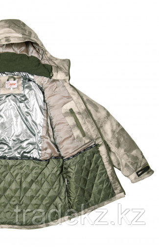 Куртка мужская демисезонная ОКРУГ Тувалык -15°C (ткань алова/кмф.коричневый), размер 58 - фото 4 - id-p86060094
