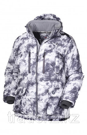 Куртка мужская зимняя ОКРУГ Охотник -20°C (ткань алова, кмф.белый), размер 54, фото 2