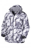 Куртка мужская зимняя ОКРУГ Охотник -20°C (ткань алова, кмф.белый), размер 56