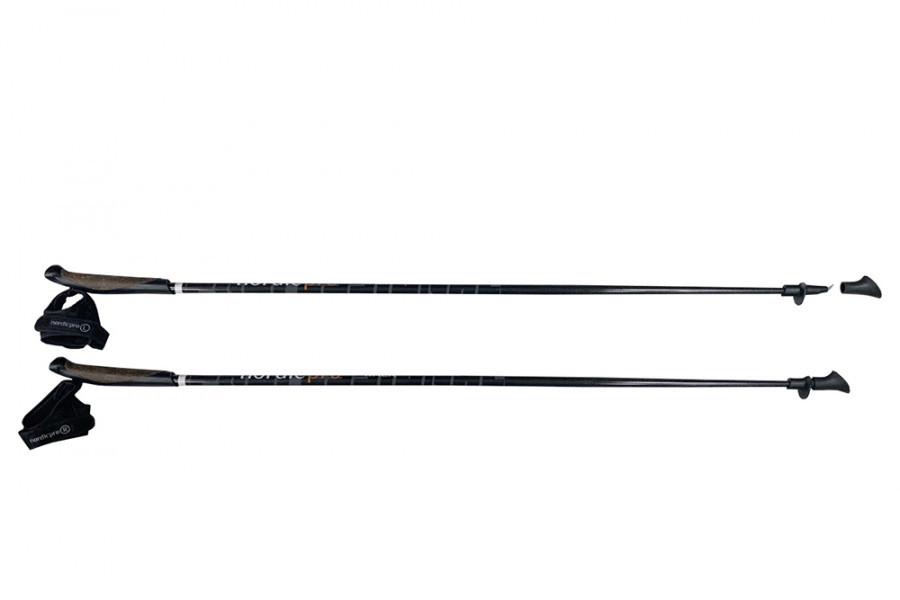 Карбоновые палки для скандинавской ходьбы NordicPro Walk 3K Carbon 115
