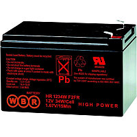 Аккумулятор WBR HR 1234W f2, напряжение 12 В и ёмкость 9 Ач 86063191 Аккумулятор WBR HR 1234W f2, напряжение 12 В и ёмкость 9 Ач