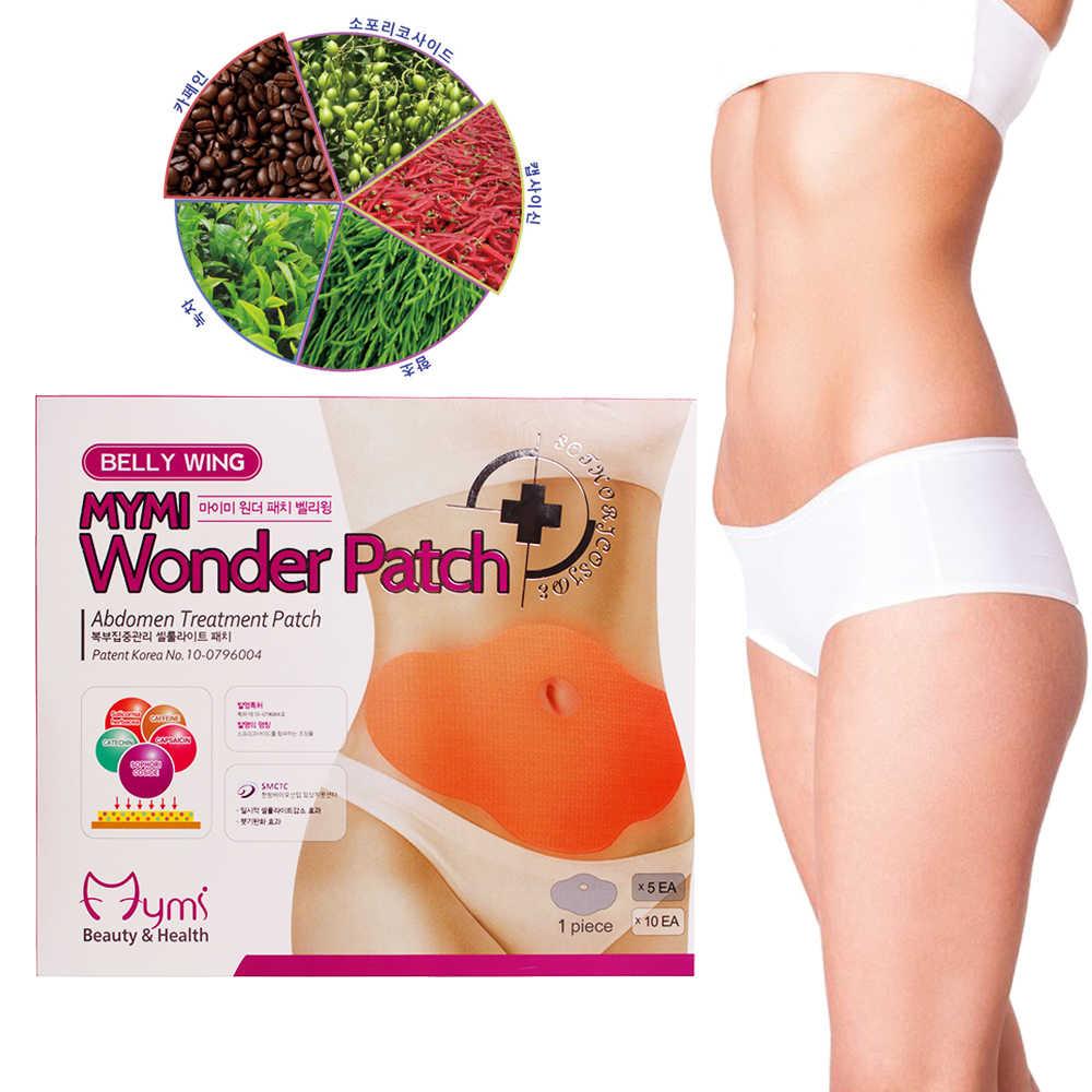 Пластырь для похудения живота Belly Wing MYMI Wonder Patch 5 шт