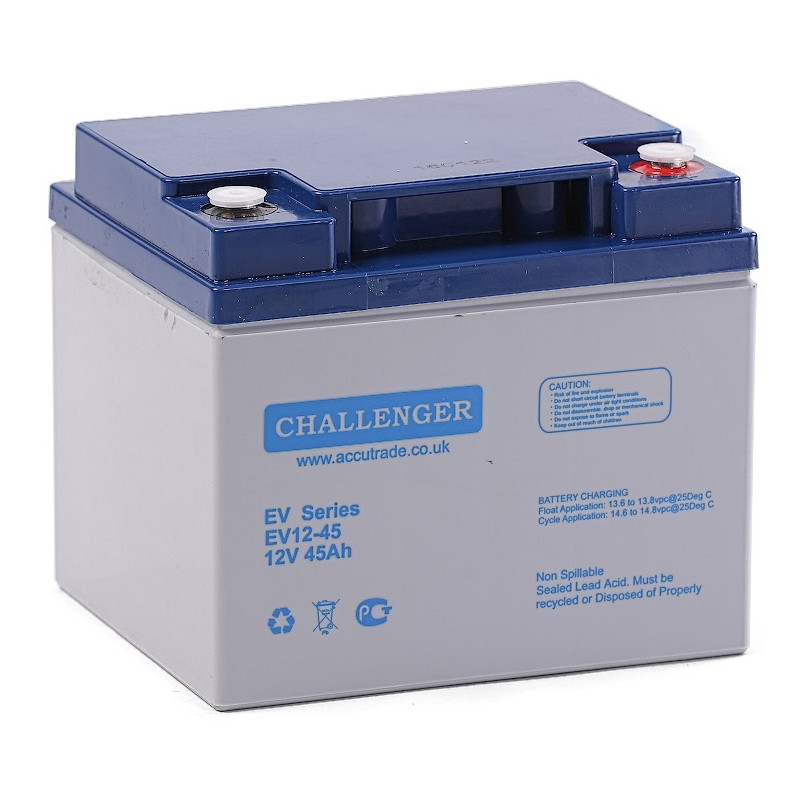 Аккумулятор Challenger EV12-45 (12В, 45Ач)