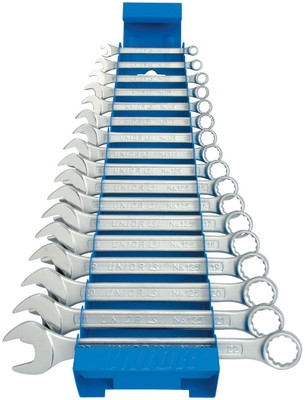 Набор ключей комбинированных в металлическом стенде - 125/2MS UNIOR