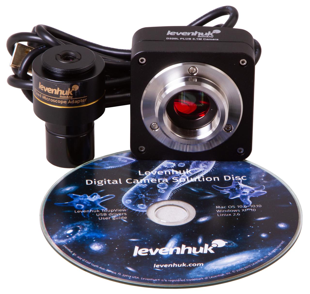 Микроскоп цифровой Levenhuk D400T, 3,1 Мпикс, тринокулярный - фото 10 - id-p86096289