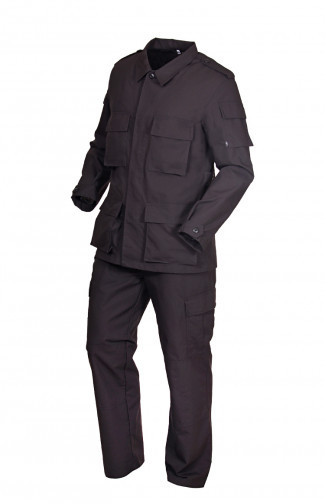 Костюм летний мужской ОКРУГ Полевой (ткань рип-стоп черный), размер 50 - фото 1 - id-p86113520