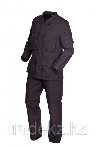 Костюм летний мужской ОКРУГ Полевой (ткань рип-стоп черный), размер 56
