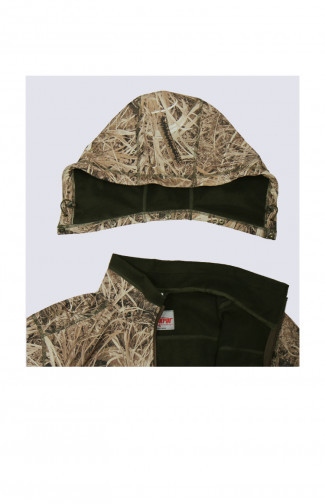 Куртка мужская демисезонная ОКРУГ Заря +15°C (ткань софтшелл камыш), размер 48 - фото 3 - id-p86113991